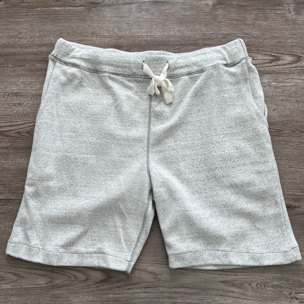 Bellfield Felstead Terry Knit Shorts Mens XLarge Ecru 7" Inseam NWT